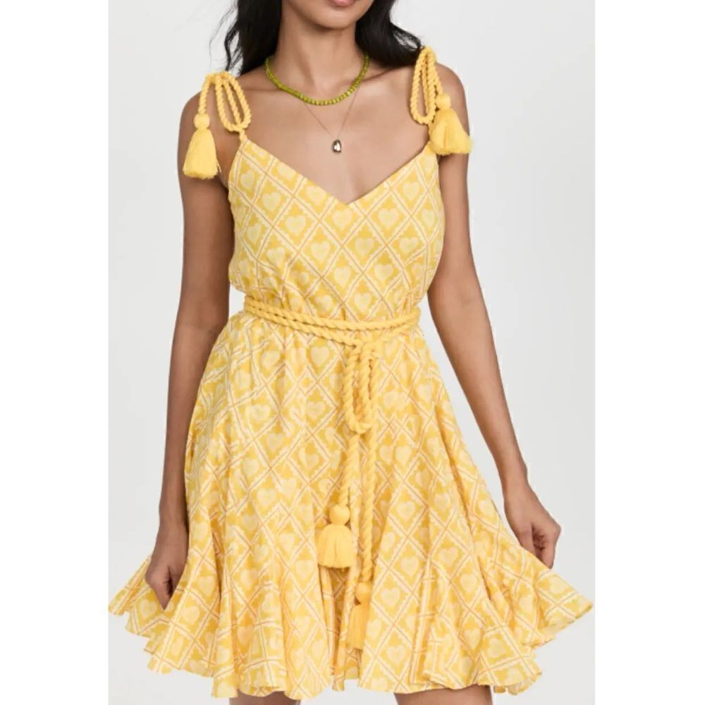 Rhode Casey Dress Love Lockdown Yellow